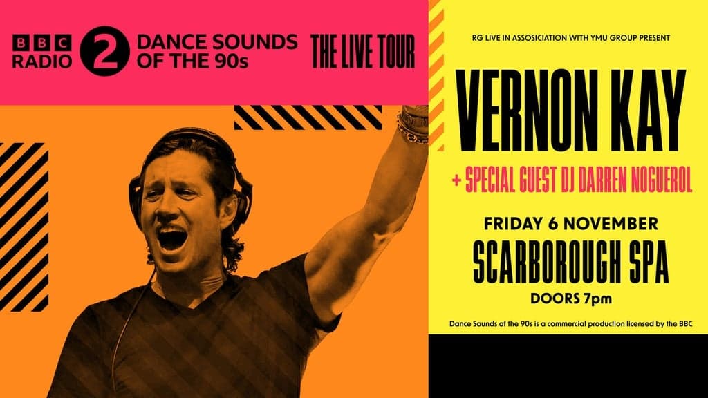 BBC Radio 2 DANCE Sounds of the 90s with Vernon Kay