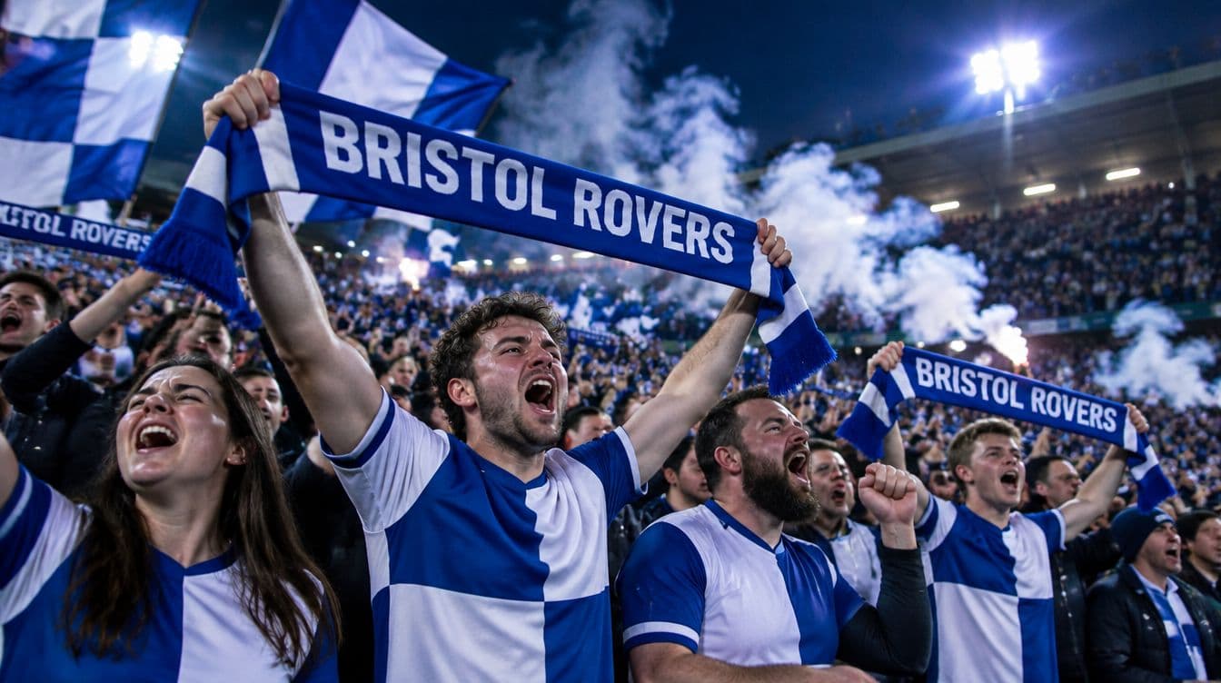 Bristol Rovers vs Walsall at Memorial Stadium